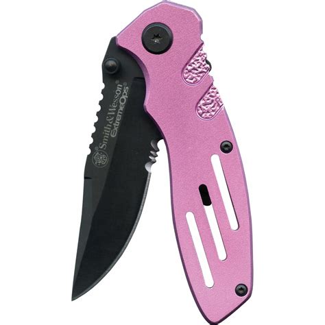 smith and wesson pink knife
